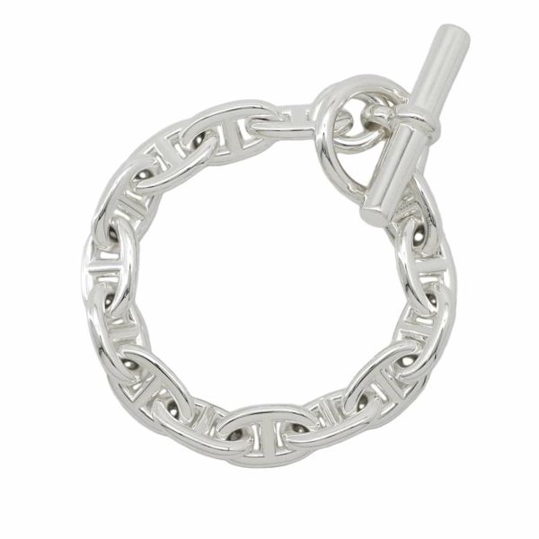 エルメス ブレスレット シェーヌダンクルMM 14コマ SV925シルバー HERMES ジュエリー