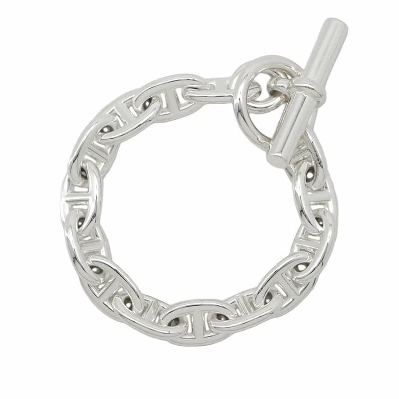 エルメス ブレスレット シェーヌダンクルMM 14コマ SV925シルバー HERMES ジュエリー