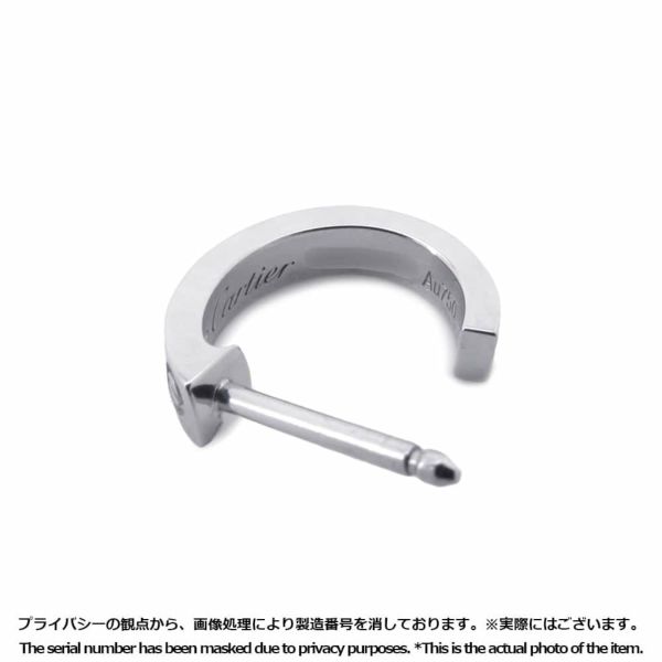 カルティエ ピアス ミニラブ フープ ピアス スモールモデル K18WGホワイトゴールド B8028900 Cartier ジュエリー