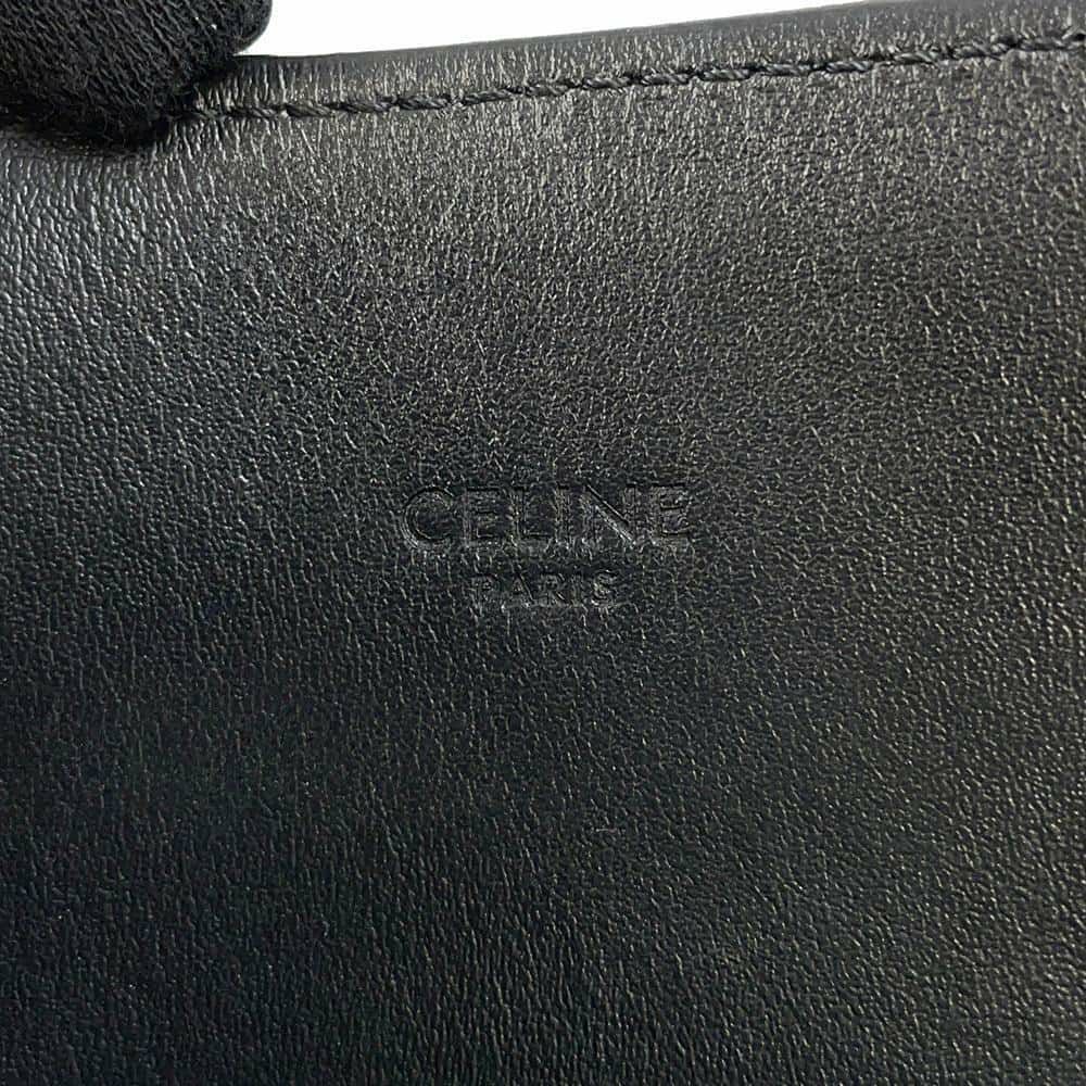 セリーヌ トートバッグ ホリゾンタルカバス トリオンフ PVC 197012 CELINE 黒