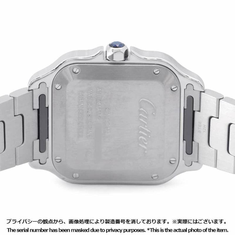カルティエ サントス ドゥ カルティエ MM WSSA0065 Cartier 腕時計 ブラウン文字盤