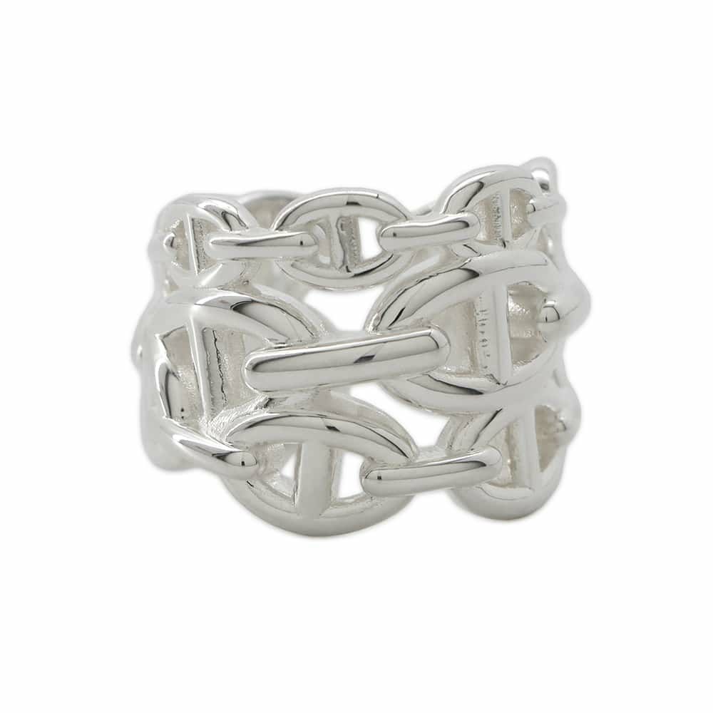 エルメス リング シェーヌダンクル アンシェネGM Enchainee SV925シルバー リングサイズ56 HERMES