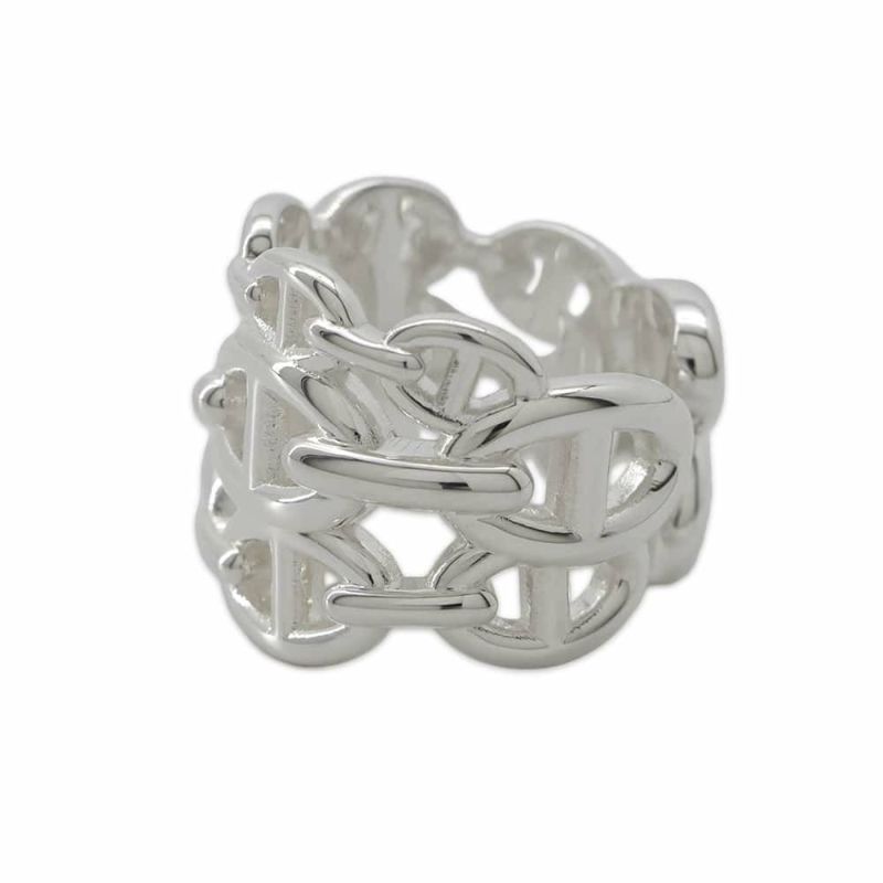 エルメス リング シェーヌダンクル アンシェネGM Enchainee SV925シルバー リングサイズ56 HERMES