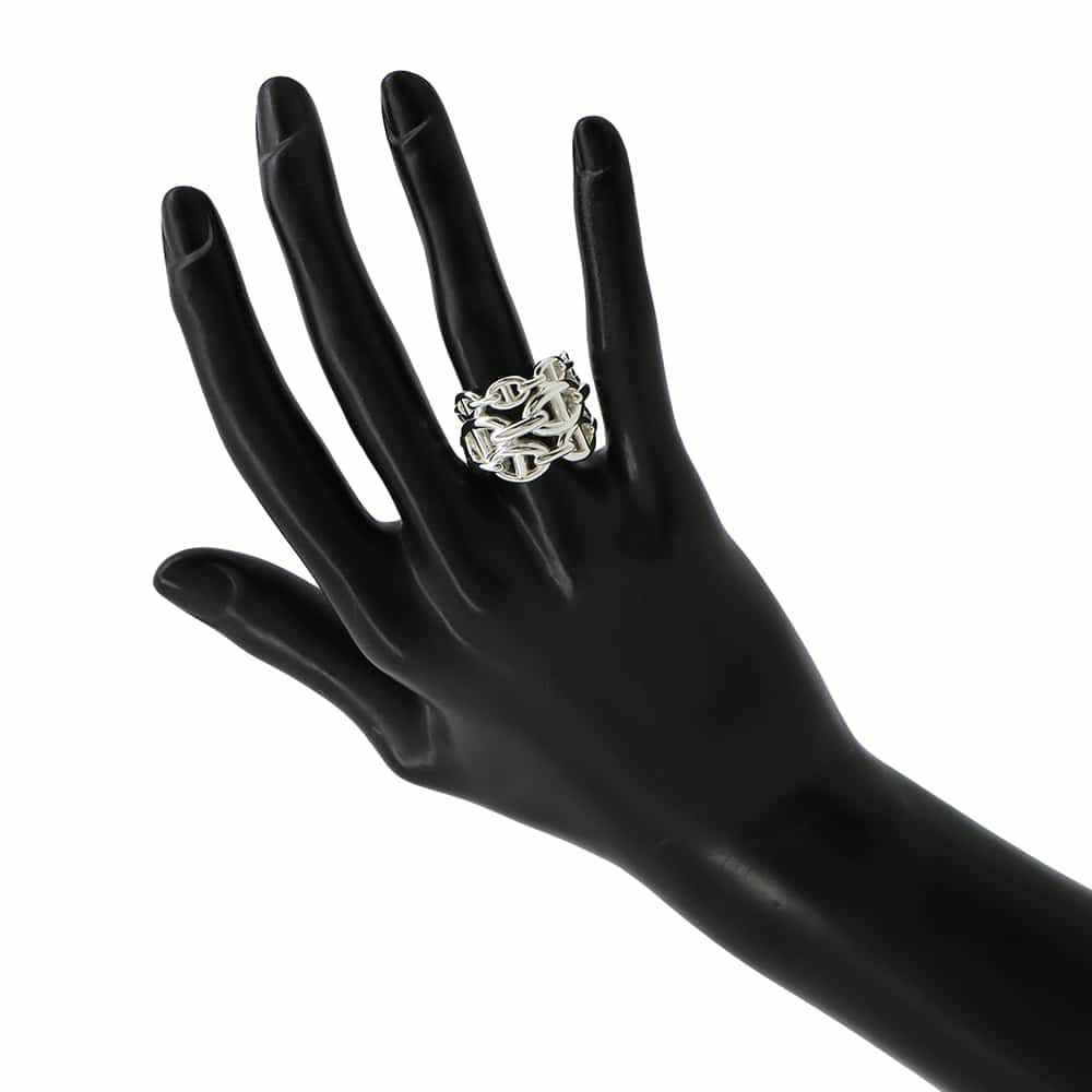 エルメス リング シェーヌダンクル アンシェネGM Enchainee SV925シルバー リングサイズ56 HERMES