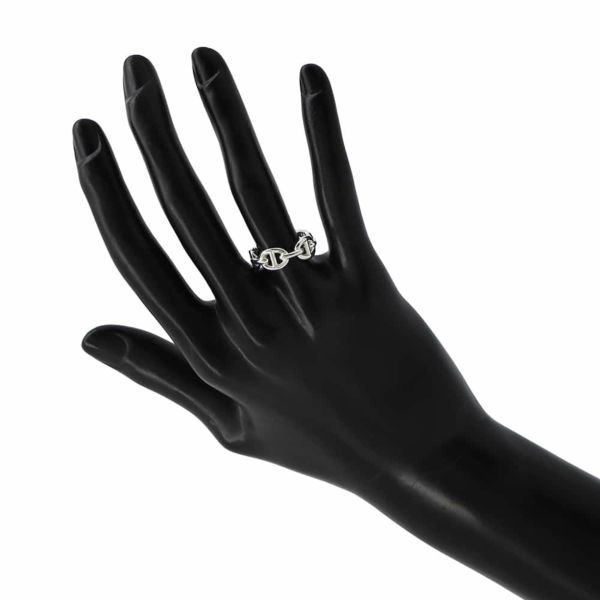 エルメス リング シェーヌダンクル アンシェネPM SV925シルバー リングサイズ50 HERMES ジュエリー