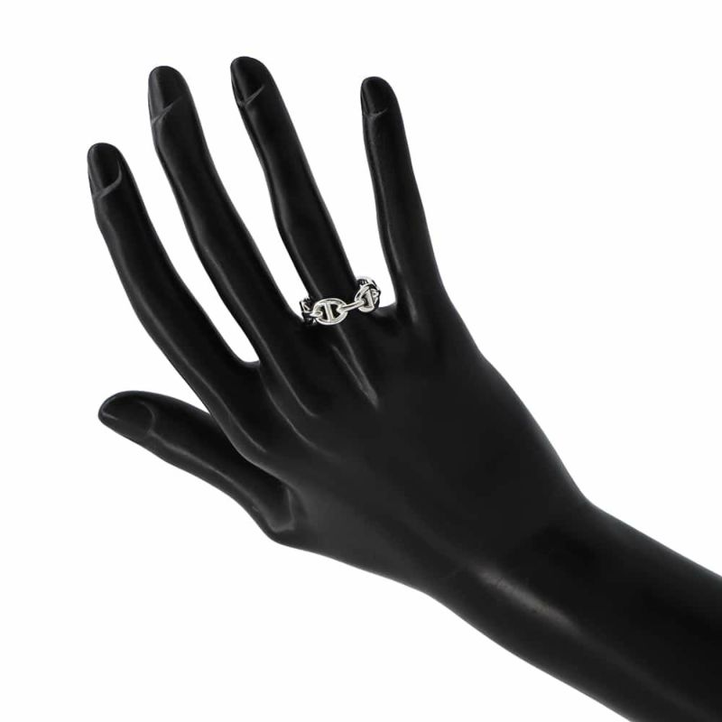 エルメス リング シェーヌダンクル アンシェネPM SV925シルバー リングサイズ50 HERMES ジュエリー