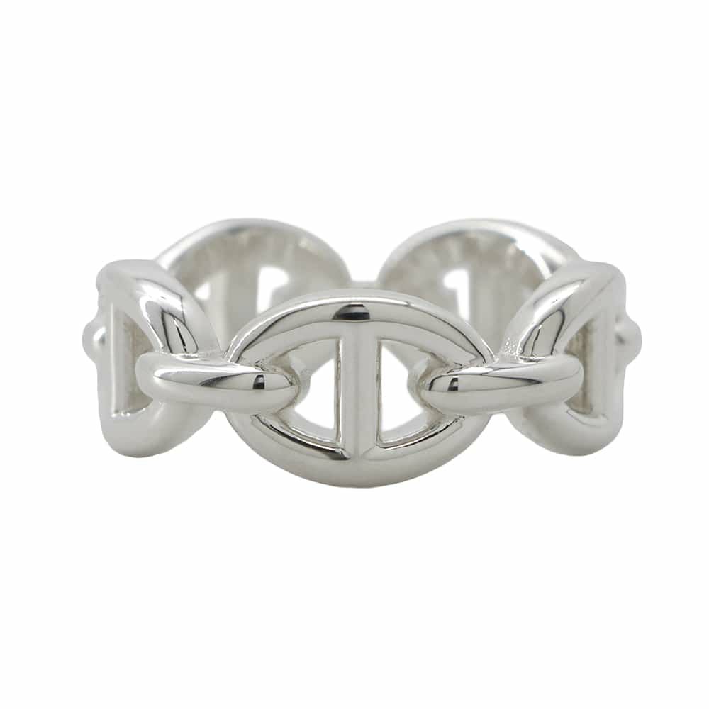 エルメス リング シェーヌダンクル アンシェネPM SV925シルバー リングサイズ50 HERMES ジュエリー