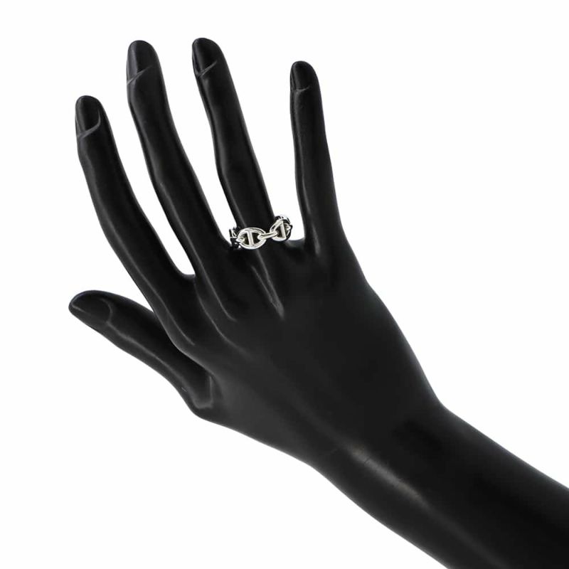 エルメス リング シェーヌダンクル アンシェネPM SV925シルバー リングサイズ50 HERMES ジュエリー