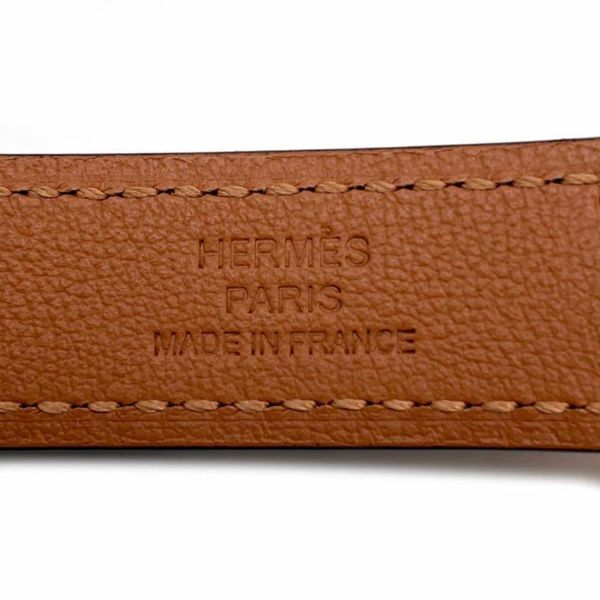 エルメス ケリーベルト ゴールド/ピンクゴールド金具 エプソン W刻印 HERMES べルト