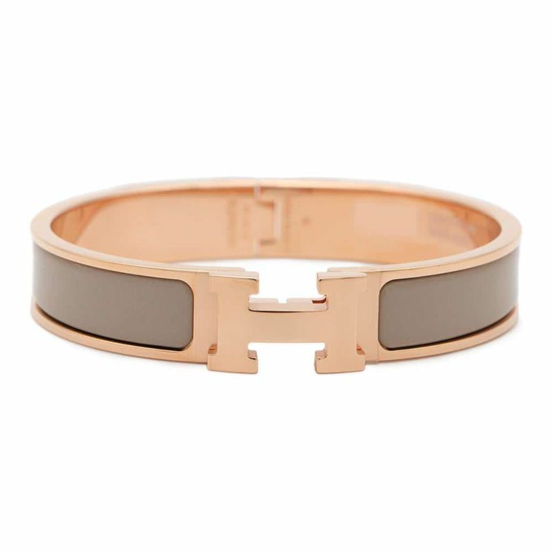 エルメス ブレスレット クリック H クリッククラックPM マロングラッセ/ピンクゴールド金具 HERMES