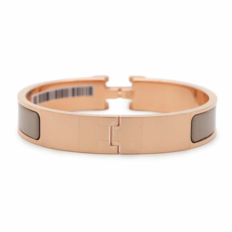 エルメス ブレスレット クリック H クリッククラックPM マロングラッセ/ピンクゴールド金具 HERMES