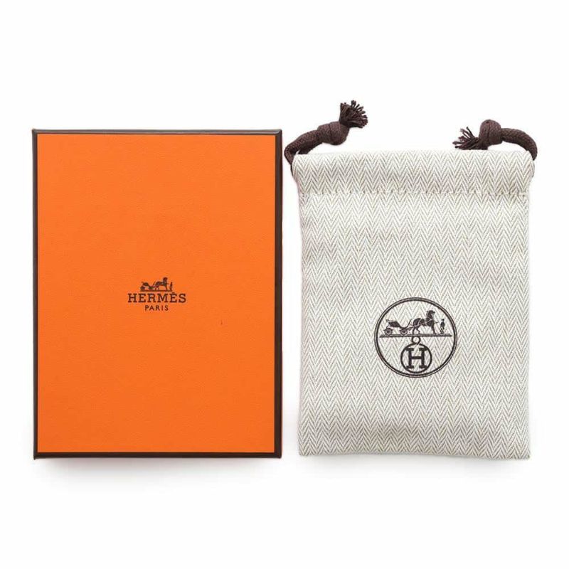 エルメス ネックレス ミニ・ポップアッシュ マロングラッセ/ピンクゴールド金具 アクセサリー ポップH