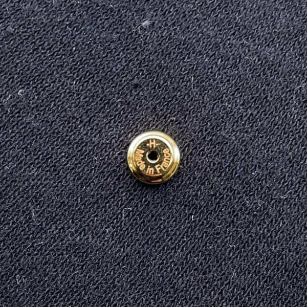 エルメス ピアス ミニ・ポップアッシュ ブラック/ゴールド金具 Hモチーフ HERMES Pop H ポップH