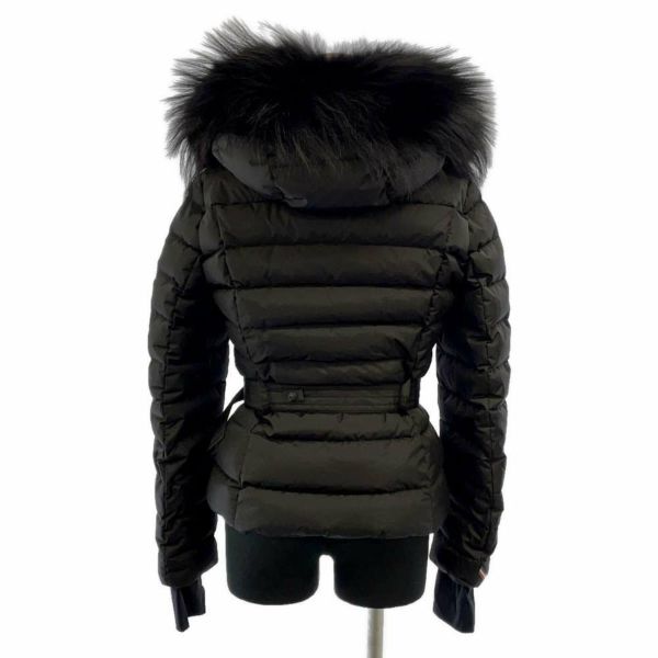 モンクレール ダウンジャケット グルノーブル ビバリー BEVERLEY レディースサイズ1 1A510 MONCLER ファー 黒