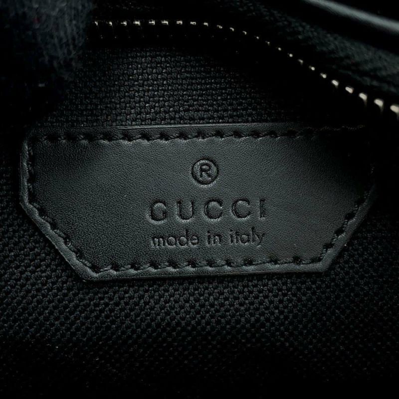 グッチ ボディバッグ ビー GGスプリーム 675181 GUCCI ウエストバッグ 黒