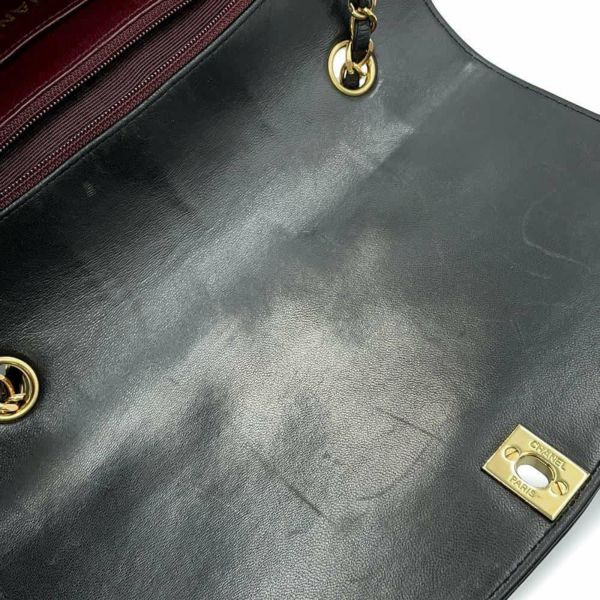 シャネル チェーンショルダーバッグ マトラッセ25 ココマーク ダイアナ A01165 CHANEL 黒