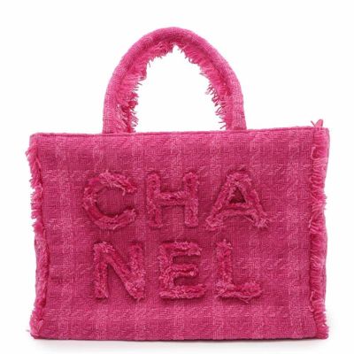 シャネル トートバッグ ロゴジップ ショッピング ラージ ツイード AS0977 CHANEL 安心保証