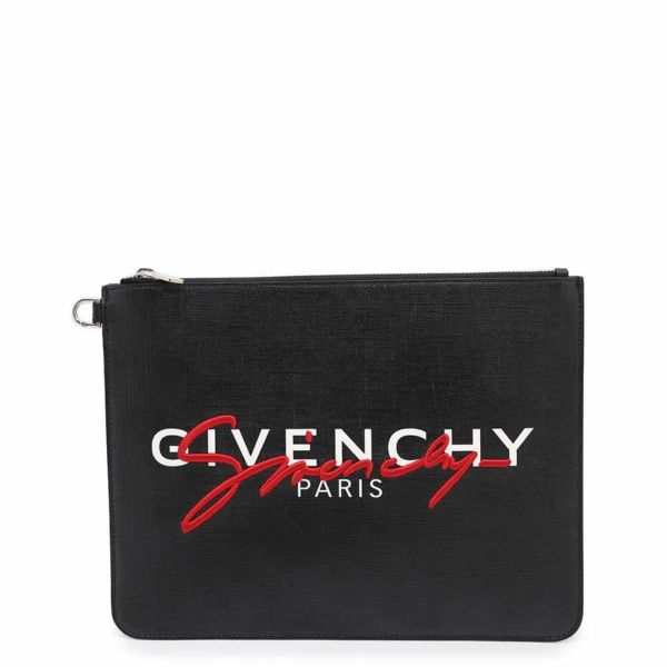 ジバンシー クラッチバッグ ラージジップポーチ PVC BK600JK0VM GIVENCHY 黒