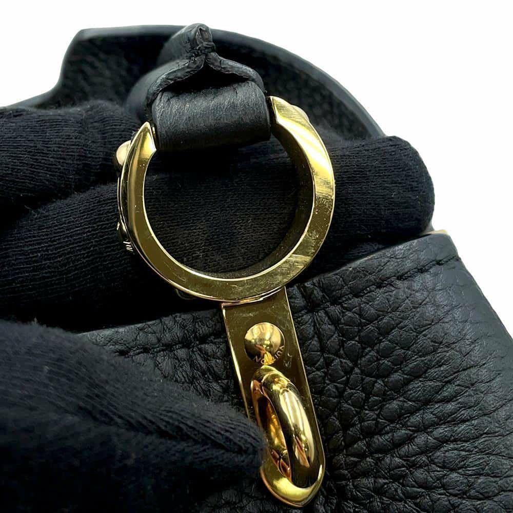 ルイヴィトン ハンドバッグ トリヨンレザー カプシーヌMINI M56669 2wayショルダーバッグ 黒 ブラック