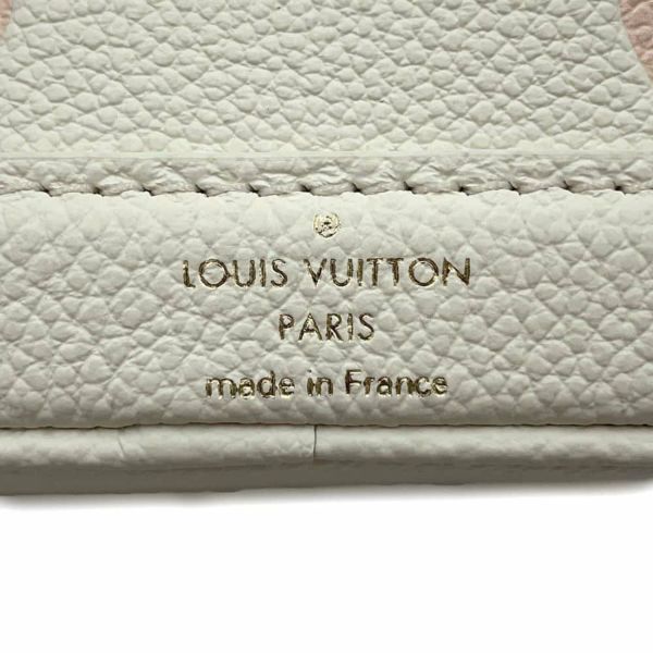 ルイヴィトン ハンドバッグ バイカラー モノグラム・アンプラント ナノ・ノエ LOUIS VUITTON 2wayショルダー 白