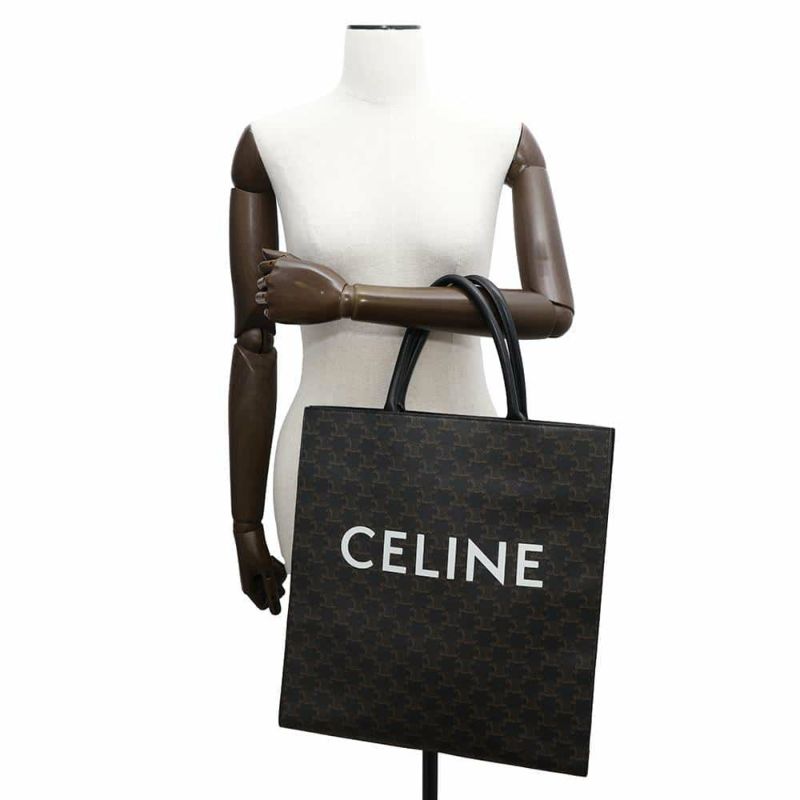 セリーヌ トートバッグ トリオンフ バーティカルカバ 191492 CELINE 黒