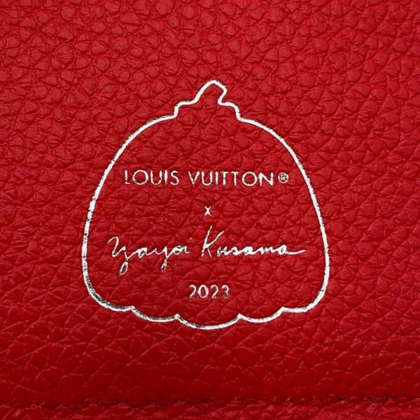 ルイヴィトン 二つ折り財布 モノグラム・アンプラント/インフィニティ ドット LV × YK ポルトフォイユ・クレア M82103 日本限定 草間彌生