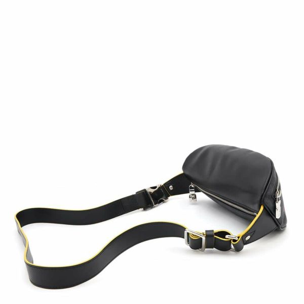 ルイヴィトン ボディバッグ ダミエ・グラフィット リンク バムバッグ N40276 LOUIS VUITTON ブラック 黒