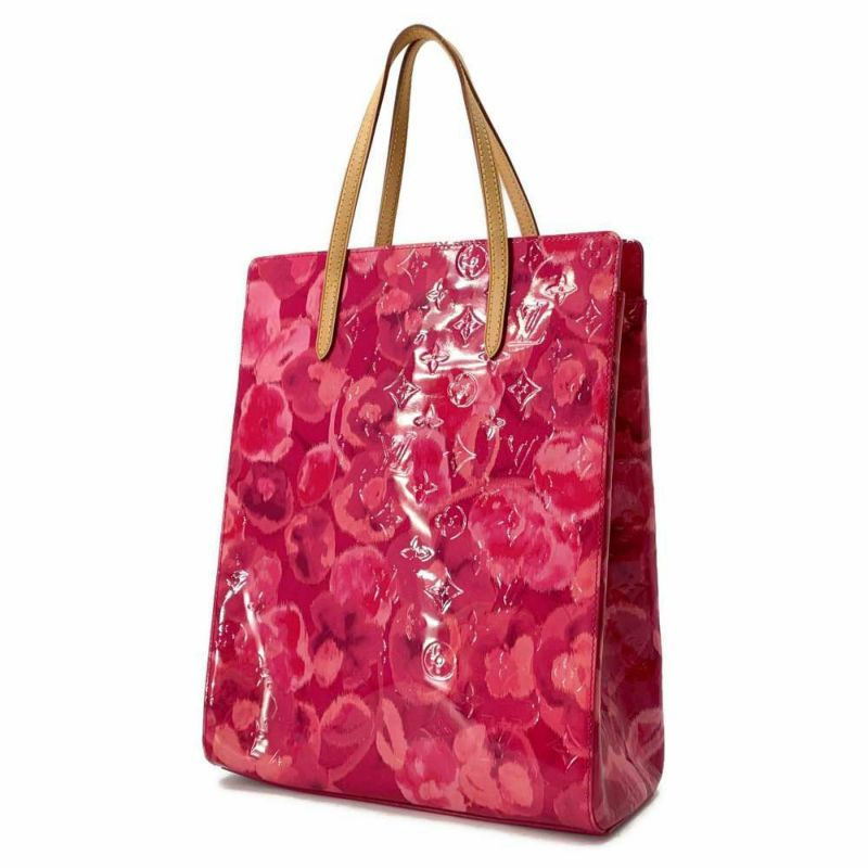 ルイヴィトン トートバッグ モノグラム・ヴェルニ イカットフラワー カタリーナ NS M90036 LOUIS VUITTON