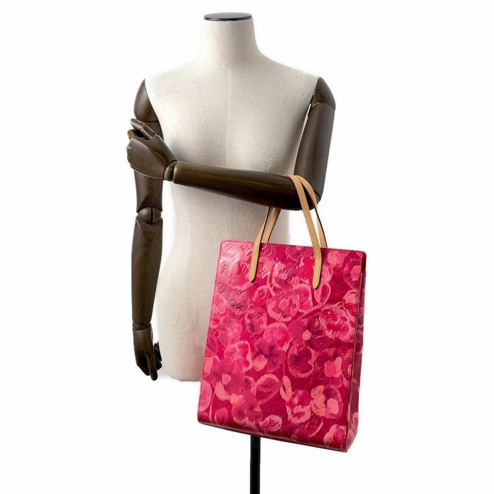 ルイヴィトン トートバッグ モノグラム・ヴェルニ イカットフラワー カタリーナ NS M90036 LOUIS VUITTON