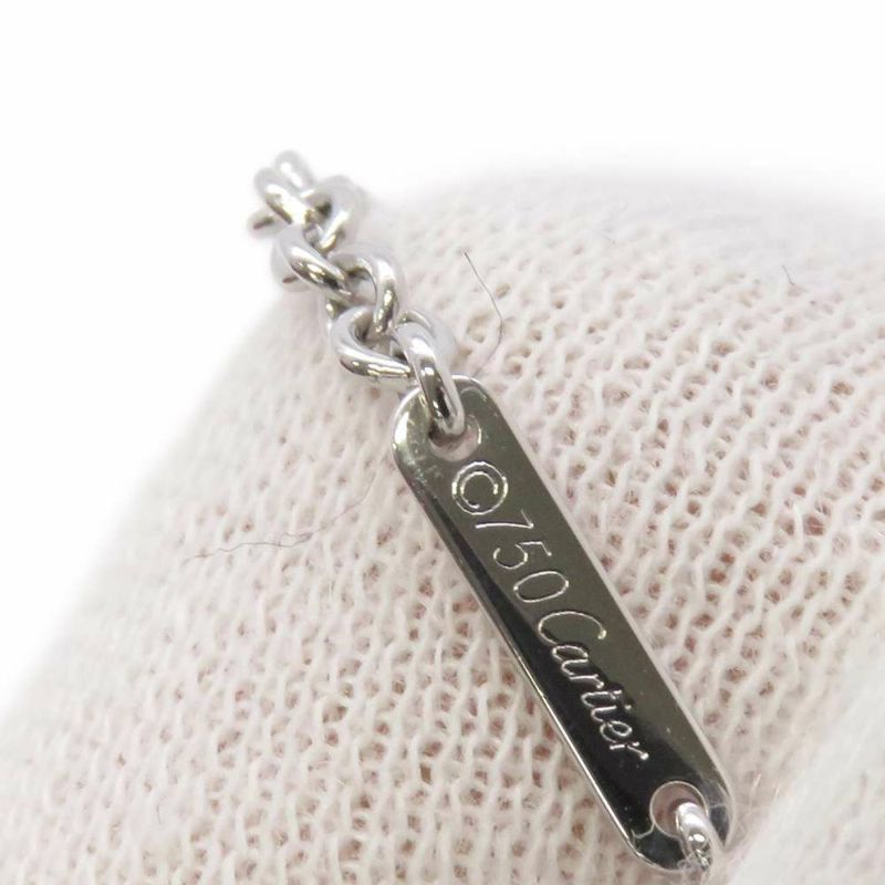 カルティエ ネックレス ハート パヴェダイヤ ネックレス ダイヤモンド K18WGホワイトゴールド B3004800/B7006300 ペンダント