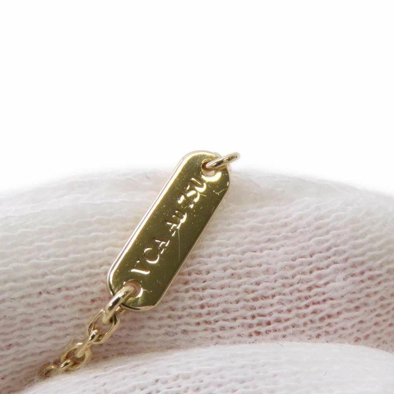 ヴァンクリーフ&アーペル ネックレス ヴィンテージ アルハンブラ ペンダント マザーオブパール K18YGイエローゴールド VCARA45900