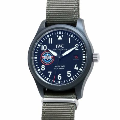 IWC パイロットウォッチ マークXVIII トップガンエディション IW324712 腕時計 黒文字盤 安心保証