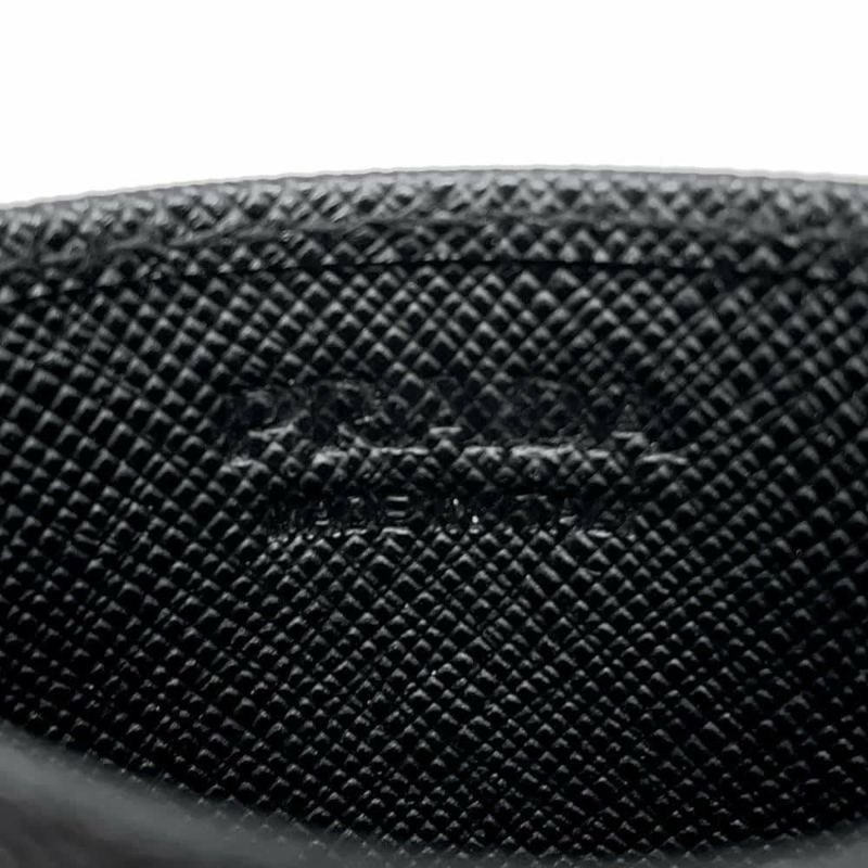 プラダ カードケース リナイロン サフィアーノレザー 2MC025 PRADA 財布 黒