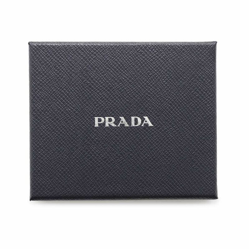 プラダ カードケース リナイロン サフィアーノレザー 2MC025 PRADA 財布 黒