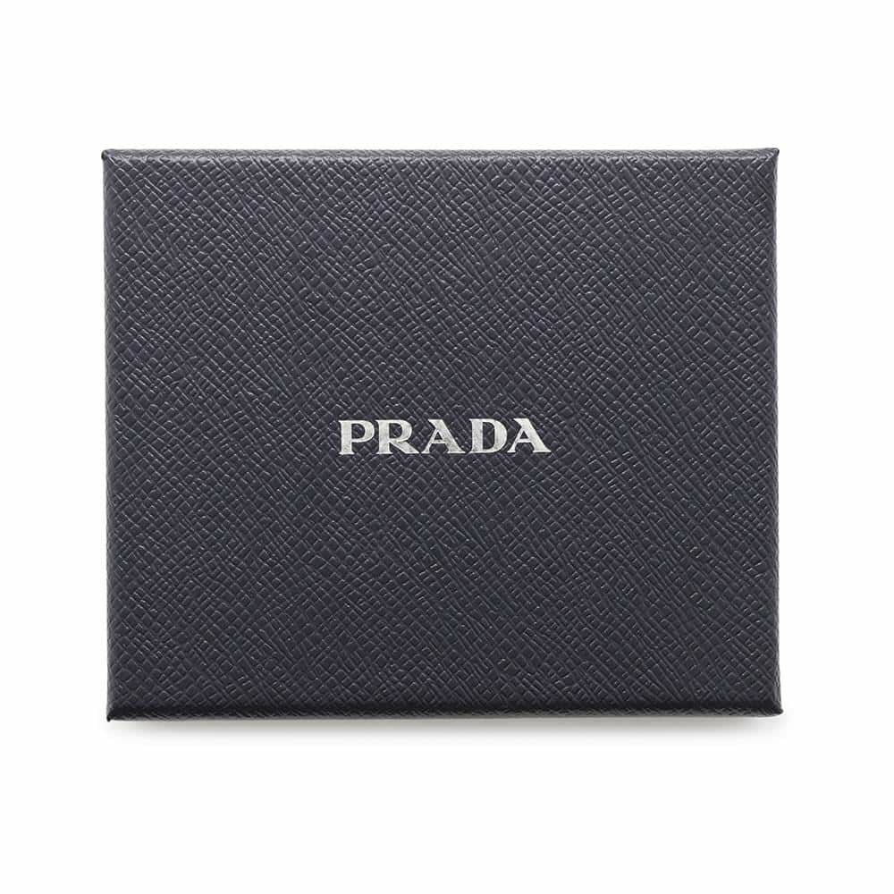 プラダ カードケース リナイロン サフィアーノレザー 2MC025 PRADA 財布 黒