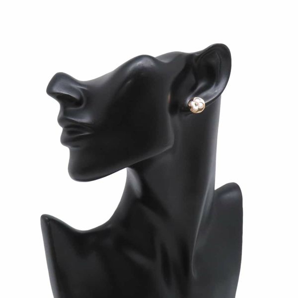 ルイヴィトン ピアス ピュス サン ブロッサム ナクレ マザーオブパール K18PGピンクゴールド Q96425 LOUIS VUITTON 片耳用