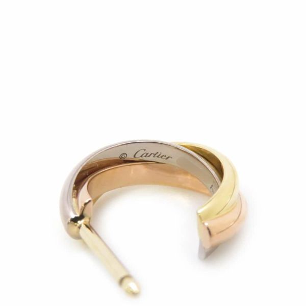 カルティエ ピアス トリニティ イヤリング K18YG/K18WG/K18PG B8017100 Cartier フープピアス ジュエリー