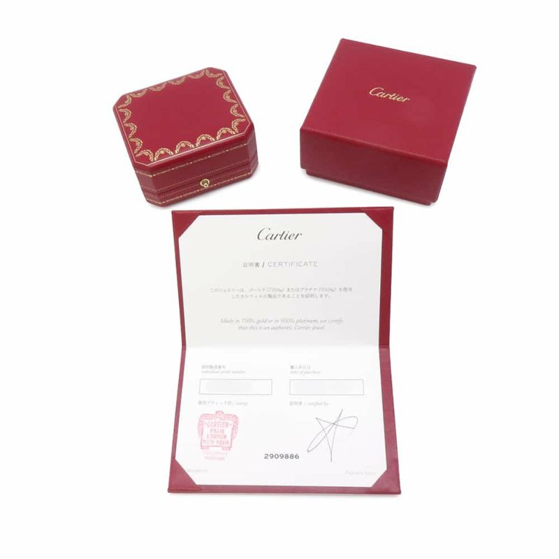 カルティエ ピアス トリニティ イヤリング K18YG/K18WG/K18PG B8017100 Cartier フープピアス ジュエリー