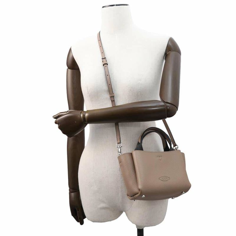 トッズ ハンドバッグ カーフレザー マイクロ XBWAPAFL000QRI036F TOD'S 2wayショルダーバッグ