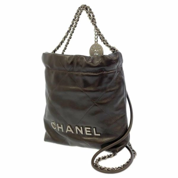 シャネル ハンドバッグ CHANEL 22 ミニ ココマーク マトラッセ