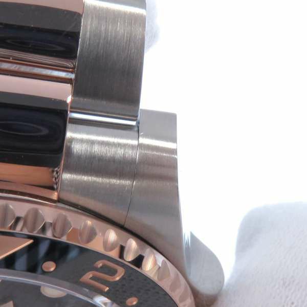 ロレックス GMTマスター2 デイト ランダムシリアル ルーレット SS/K18PGピンクゴールド 126711CHNR ROLEX 腕時計 エバーローズゴールド 黒文字盤