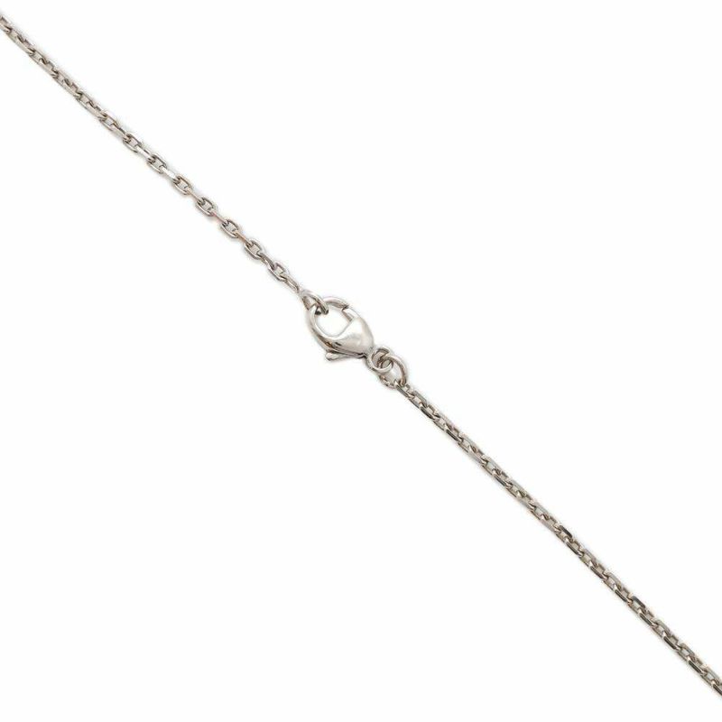 エルメス ネックレス ミニ・ポップアッシュ ブラック/シルバー金具 HERMES アクセサリー 黒