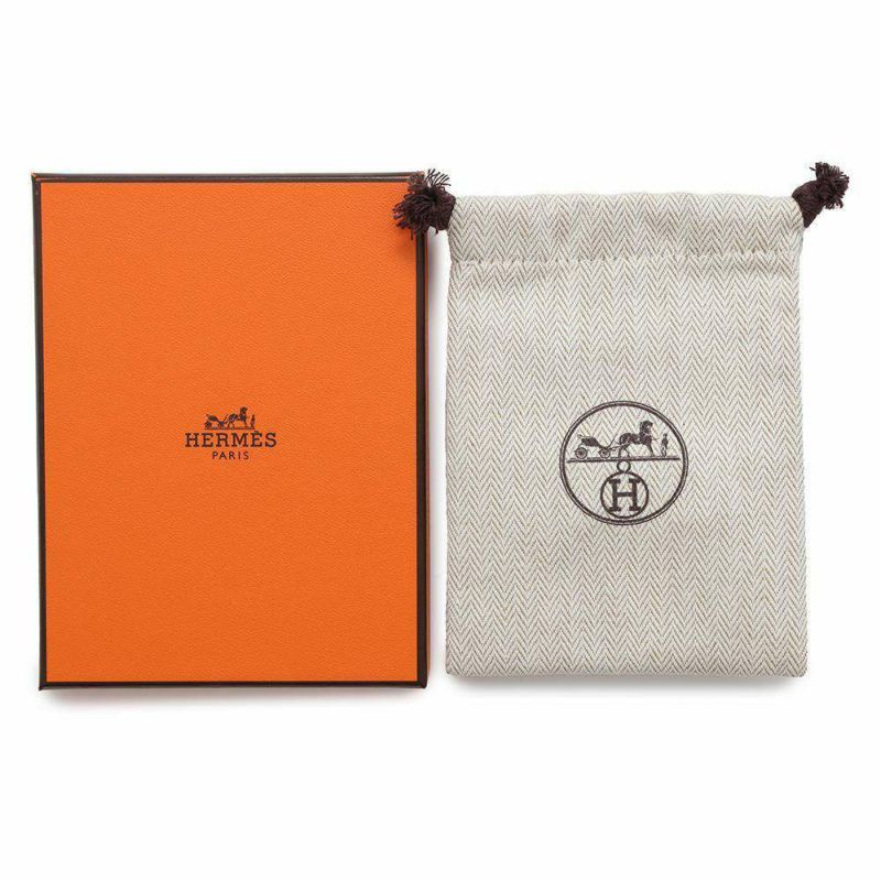 エルメス ネックレス ミニ・ポップアッシュ ブラック/シルバー金具 HERMES アクセサリー 黒