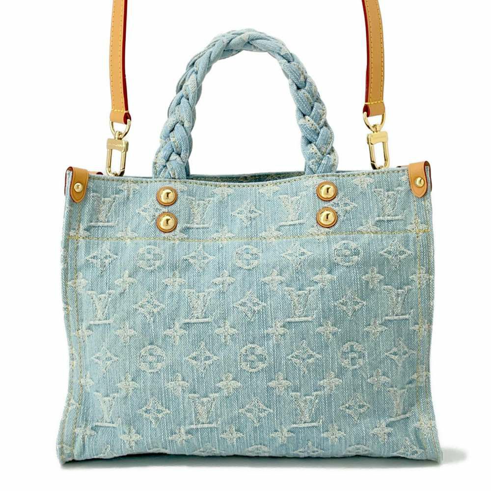 ルイヴィトン ハンドバッグ モノグラム・デニム レットゴー M24897 LOUIS VUITTON 2wayショルダーバッグ