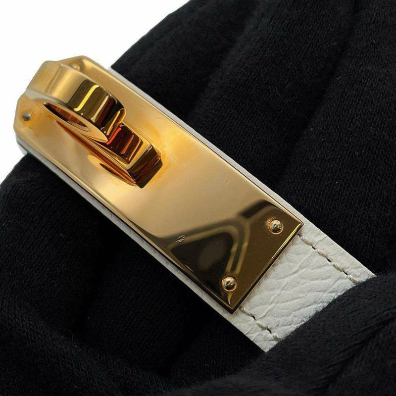 エルメス ケリーベルト ホワイト/ゴールド金具 エプソン Z刻印 HERMES べルト 白
