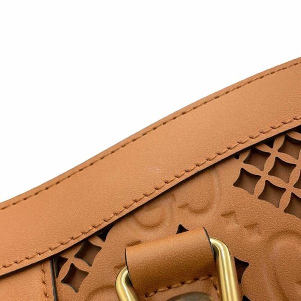 グッチ ハンドバッグ ダイアナ スモール トート バンブー ダイヤモンドカットアウトレザー 702721 GUCCI 2wayバッグ