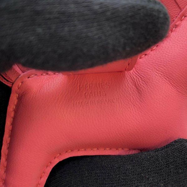 エルメス バッグチャーム ロデオ PM ローズアザレ ラムスキン U刻印