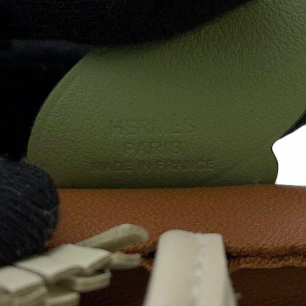 エルメス バッグチャーム ロデオPM ペガサス ゴールド/クレ/ヴェールクリケット ラムスキン B刻印