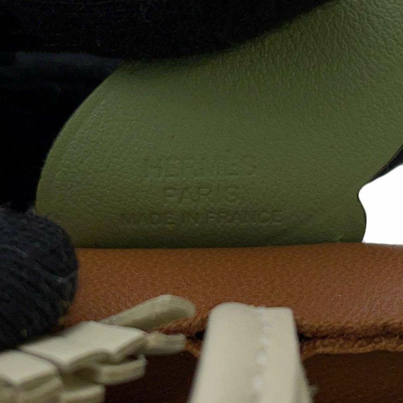 エルメス バッグチャーム ロデオPM ペガサス ゴールド/クレ/ヴェールクリケット ラムスキン B刻印