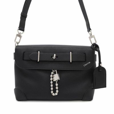 ルイヴィトン ショルダーバッグ コロラド・カーフレザー スティーマー・クロスボディ M11607 LOUIS VUITTON バッグ 黒